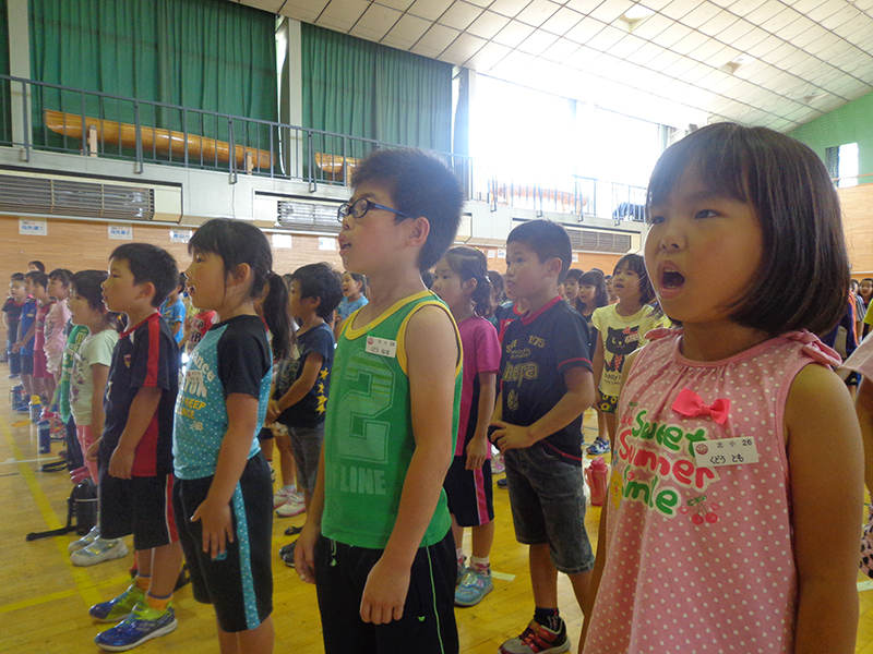 7月14日（火）弘前市立北小学校 全校音楽集会